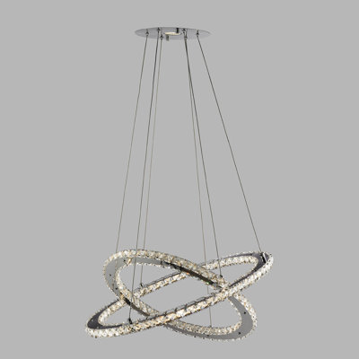 Blair 2-Light LED Crystal Chandelier