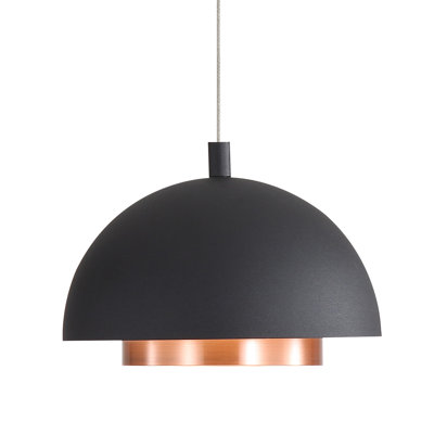 Luminaire suspendu DEL Solsken avec cuivre vieilli