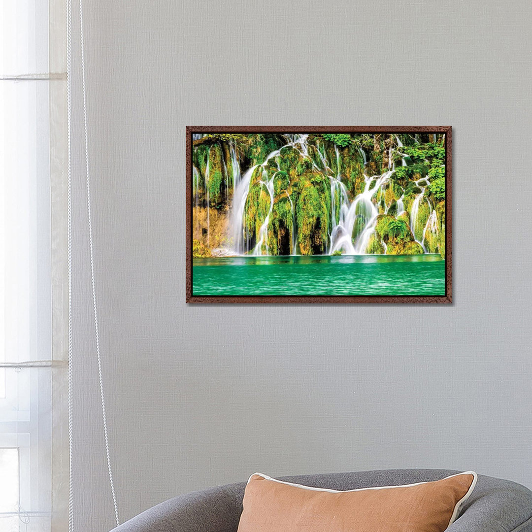 Waterfalls In The Parco Nazionale Dei Laghi Di Plitvice von Terry Eggers - Gallery-Wrapped Canvas Giclée on Canvas