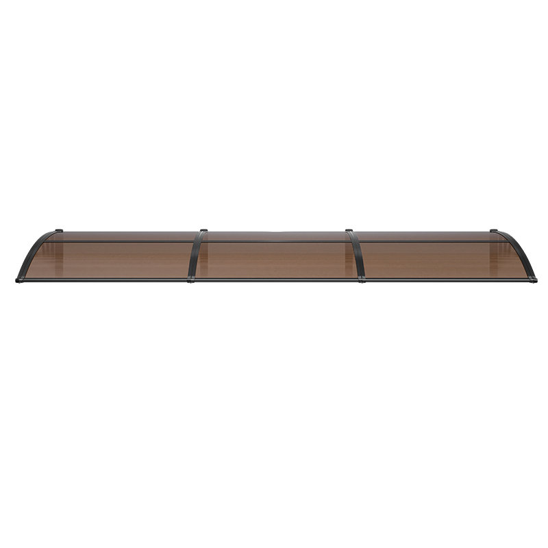 Awnings for Door Entrance, 38 x 117 in, Exterior Front Door Window Awnings with Drainage & ABS Bracket, Rain Snow Sun Protection, Overhang Polycarbonate Door Canopy for Porch Patio