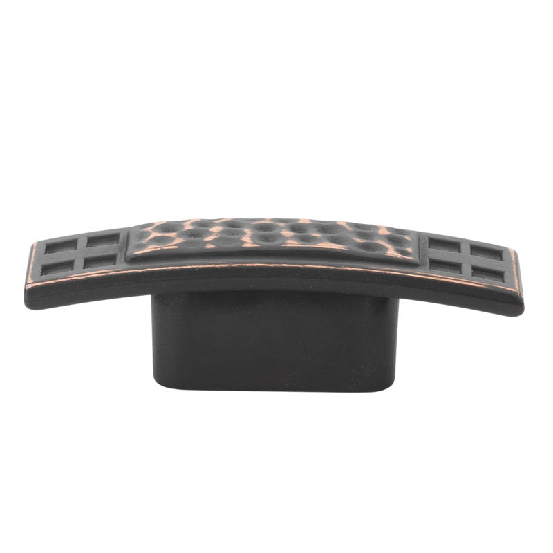 Poignée rectangulaire, Bronze frotté à l'huile