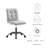 Modway Prim Armless Vegan Leather Office Chair-459348869