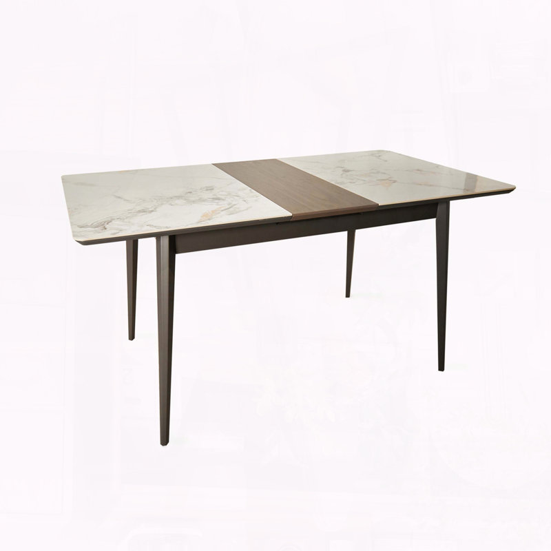 Table de salle à manger extensible Rock Plate pour 6-8 personnes