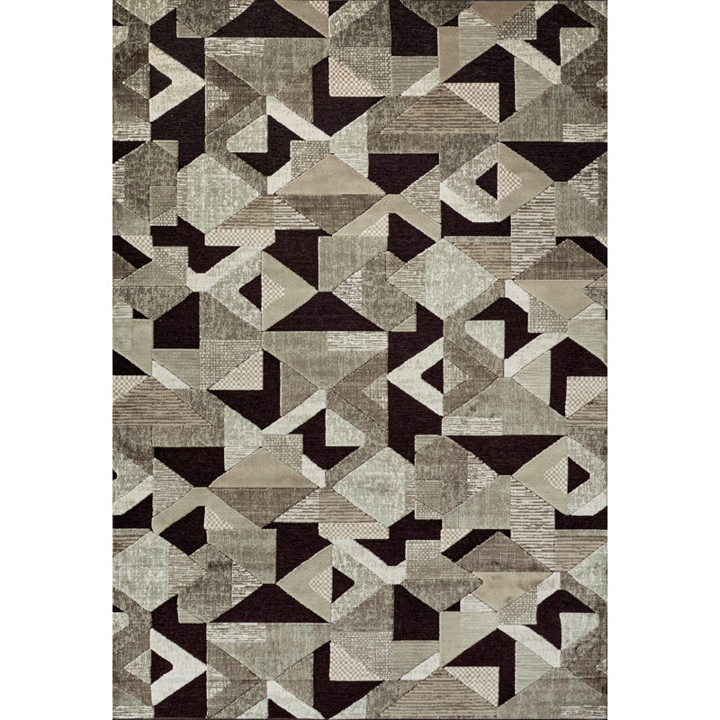 Mekhi Geometric Area Rug, Rectangle 135 x 195cm
