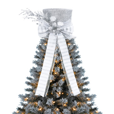 Arbre de Noël luxueux avec paillettes, décorations de Noël scintillantes