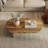 Japandi Coffee Table Solid Wood-482880355