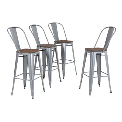Correll Counter Stool with Metal Frame