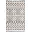Tapis de couloir contemporain de couleur beige et gris Britnie-945484539