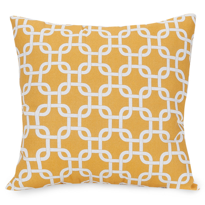 Coussin extérieur Roysum, Jaune, 24 po x 24 po, Carré