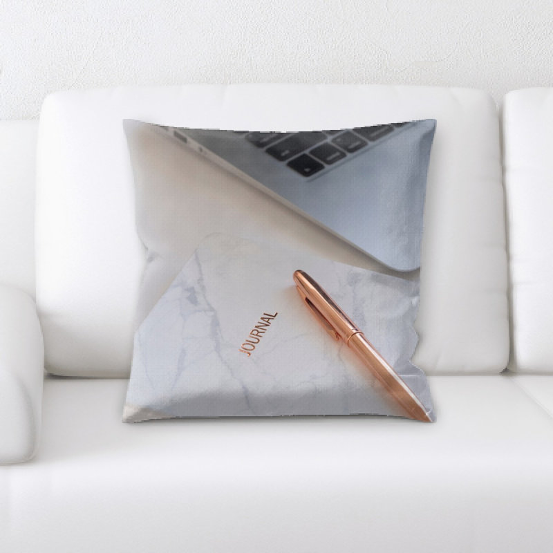 Microsuede Reversible Throw Pillow
