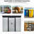 8 X 6 Ft Outdoor Metal Storage With Sliding Doors - Streamline Garden, Lawn Spacious 8Ft 6Ft Maximize Space-125090431
