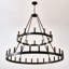 Industriel, 2, métal noir, 36 ampoules E12, style rétro pour plafonnier de salle à manger, 36-, style moderne, coin bar en métal