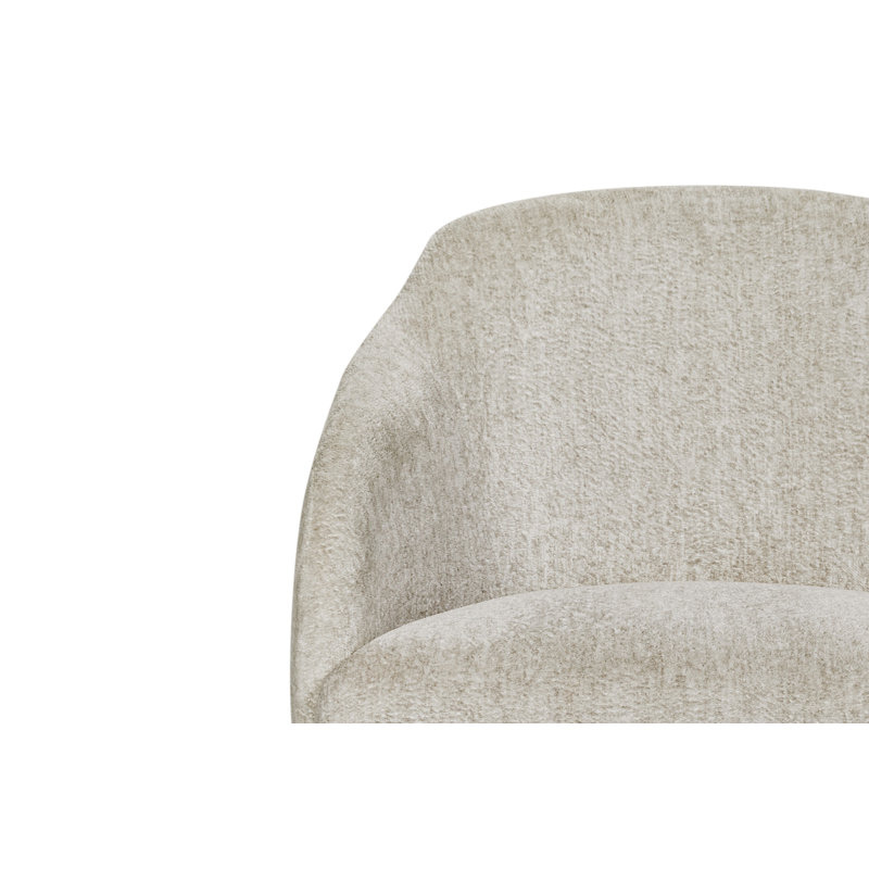 Marielle Upholstered Accent Chair with Square Base
