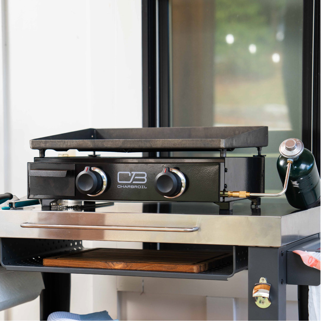 Charbroil Performance Series 22" 2-Burner Portable Flat Top Gas Griddle Charbroil