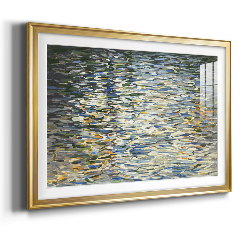 Réflexions de l'eau, Or, H 27 po x l 39 po x P 1,5 po