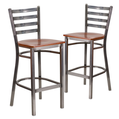 Tabourets de bar en métal Loughran
