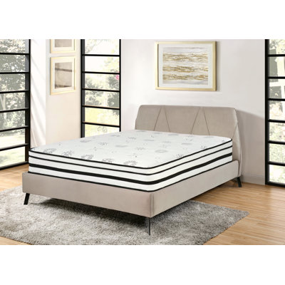 Mattress Highly Breathable Quilted Cover Hybrid Mattress, Plush Foam Mattress In A Box, Luxury Comfort Mattress