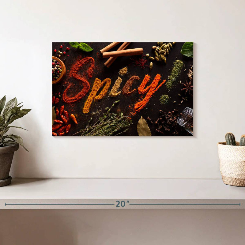 Yarlin Spicy Typography, 8" H x 12" W