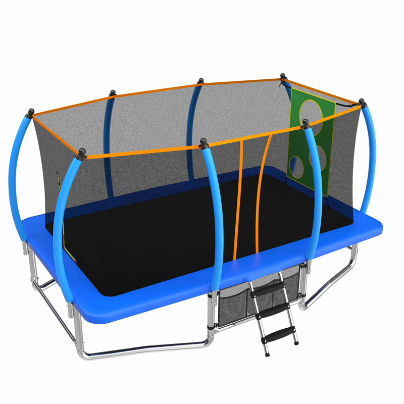 Longue trampoline rectangulaire extérieure pour enfants adultes
