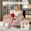 Fauteuil capitonné en velours côtelé de 26,4 po de largeur-516553381