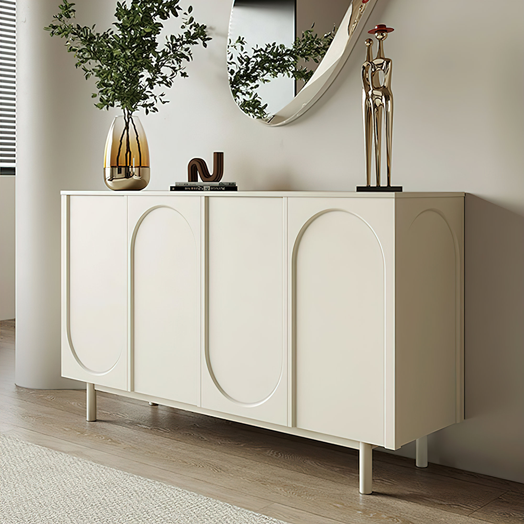 Latitude Run® 41W Kitchen Storage Cabinet, Buffet Sideboard with