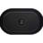 Matte Black 14" Bathroom Sink - Above Counter Installation, Hygienic, To Fading, Smooth Finish, Fast Draining 24"X5.5" Mount, , , Scratch ,-249728227