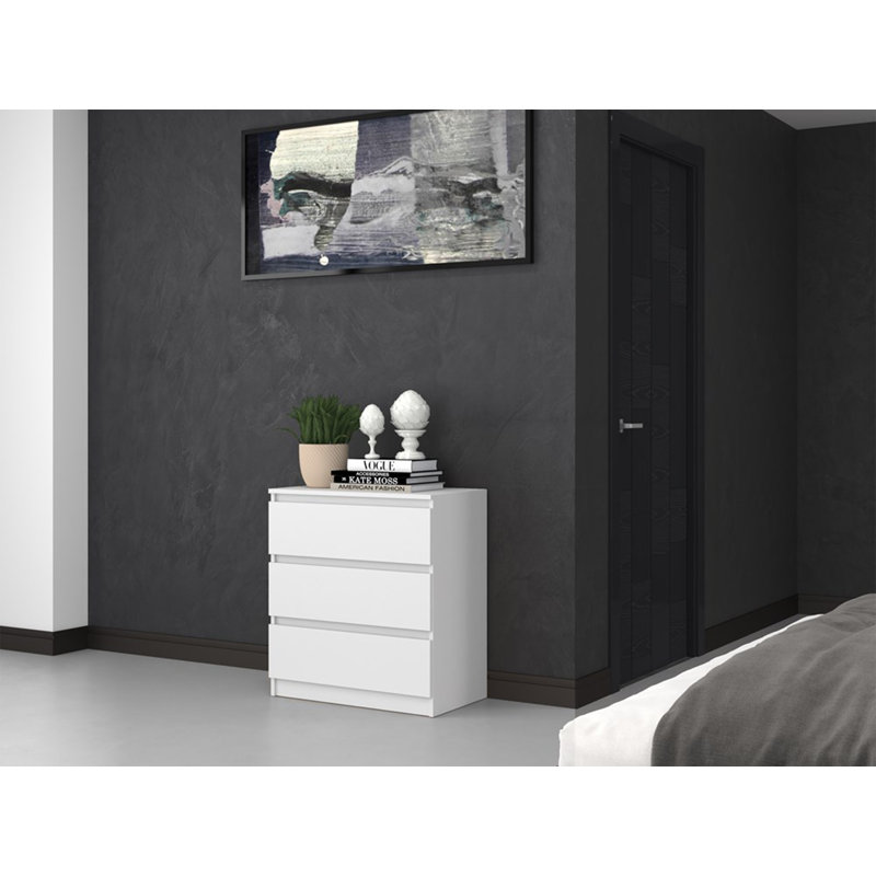 Blye Rectangle Accent Chest, White