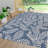 Mechling Nevis Palm Frond Navy/Ivory Indoor/Outdoor Rug-934483716