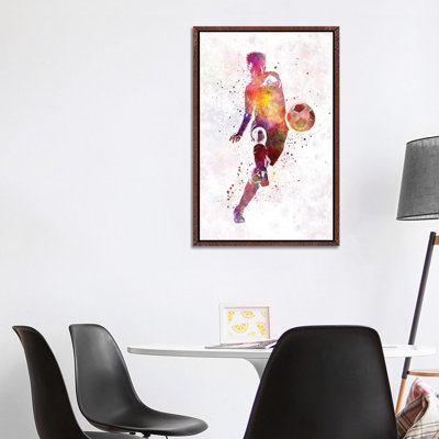 Man Soccer Football Player X by Paul Rommer - Painting on Canvas