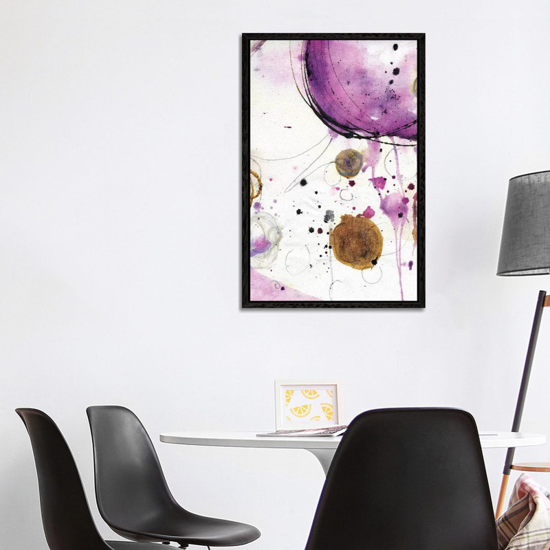 Free To Flow VIII by Deb Chaney - Print on Canvas, 101.6 cm H x 66.04 cm W, Black Framed