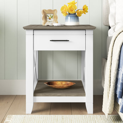 Huckins 1 - Drawer Nightstand by Laurel Foundry Modern Farmhouse