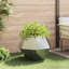  Planter 2 Pcs Silver Galvanised Steel-1622101562