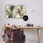 «Modern Palm Leaves», impression sur bois 2 pièces-93786870-93786868