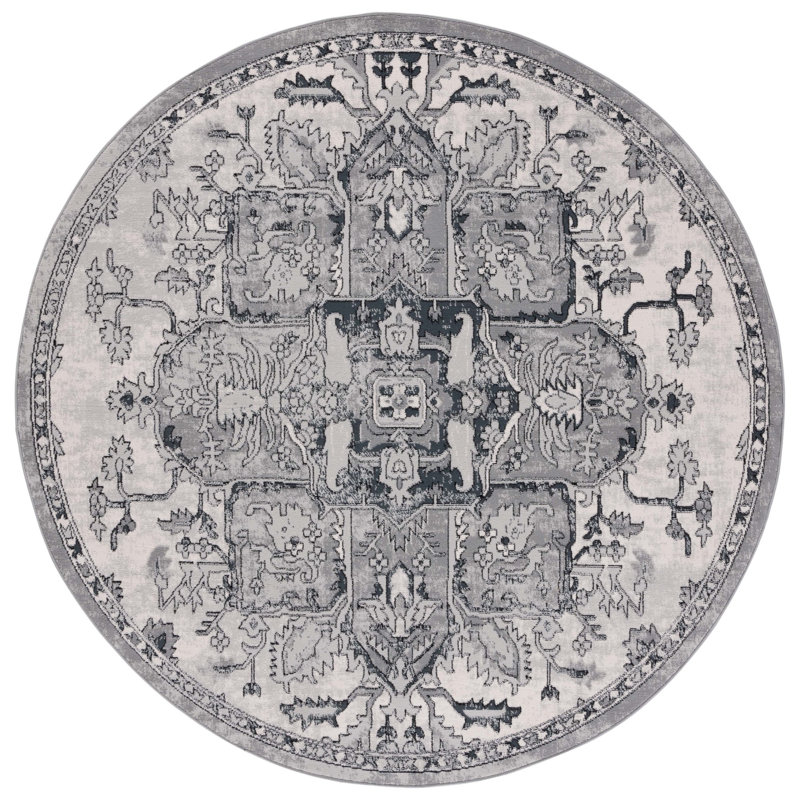 Odyssey Performance Oriental Rug, Round 6'7"