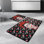 Antibacterial Bathmat Set (2 Pieces), 100% Polyester, 19.7 x 23.6 inches & 23.6 x 39.4 inches | Non-Slip Underside, Pile Height: 0.4 inches | Machine Washable, Soft and Durable, Ideal for Bathroom Safety & Comfort