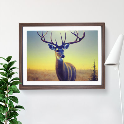 Stunning Stag Deer - Single Picture Frame Print