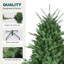 Arbre de Noël artificiel vert conique non éclairé-457425989