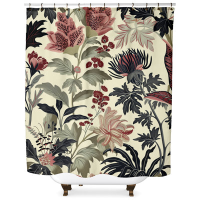 Basharat Floral Shower Curtain