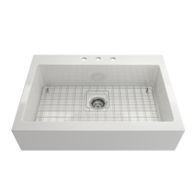 Évier de cuisine de ferme L 34 po x l 24 po