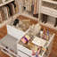 Commode 9 tiroirs à 4 tiroirs avec dessus et banc confortable