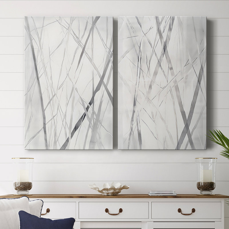 ABSTRACT Series DCCDXLVII - Toile tendue avec châssis de qualité supérieure - Prêt à être accroché, H 18 po x l 24 po