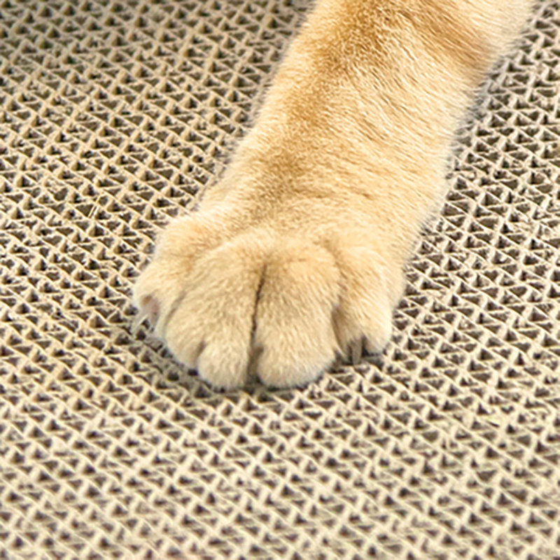 XL Wide Green Corrugated Cardboard Cat Scratching Pads, 3-Pack