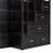 Jaleil Full Over Full Bunk Bed with Trundle and Staircase-834156088