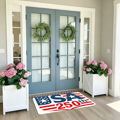 Ornement de porte d'entrée USA 250th Independence Patriotic, 20 po x 32 po