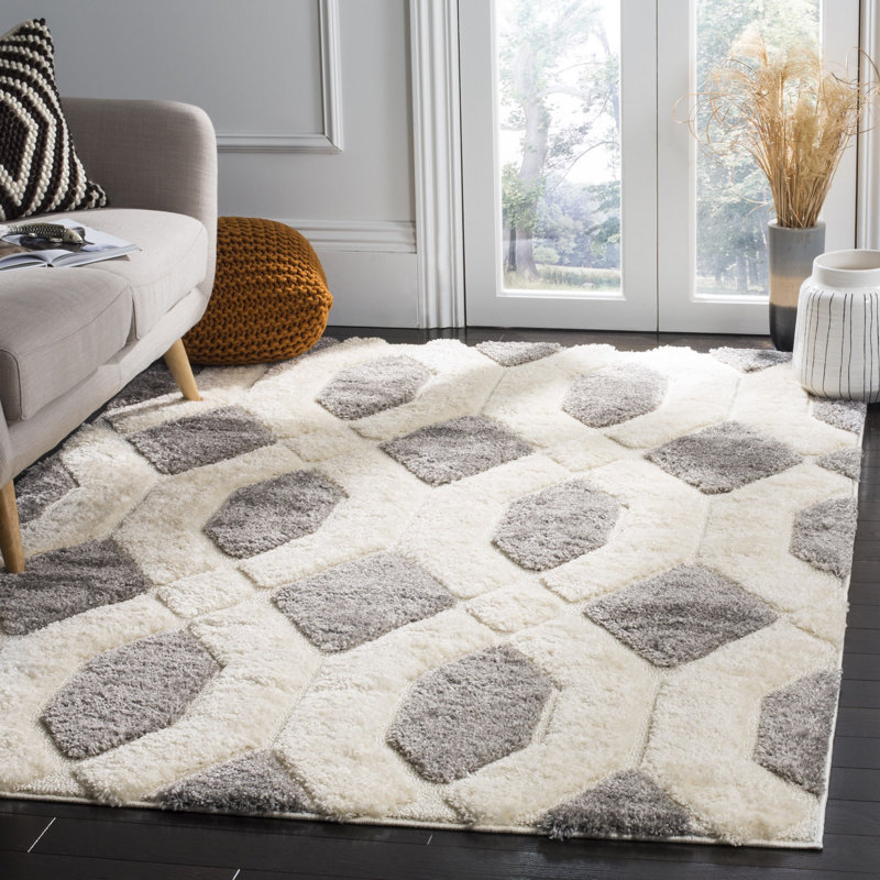 Archway Shag Performance Geometric Rug, Rectangle 8' x 10'