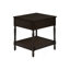 Table d'appoint, 2 niveaux, table de bout, table d'appoint, carré, table de chevet, chambre à coucher, lampe, traditionnel