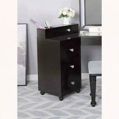 Ensemble de meuble-lavabo 1 pièce avec tabourets Glam Style