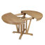 Ensemble de table de salle à manger extensible 5 pièces avec table à tréteaux ronde et chaises à dossier croisé pour la cuisine et la salle à manger