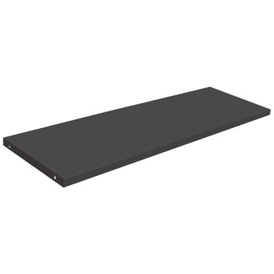 Étagère en métal stratifié pour remise de rangement horizontale de 26 pieds cubes, une tablette pouvant supporter 44 lb
