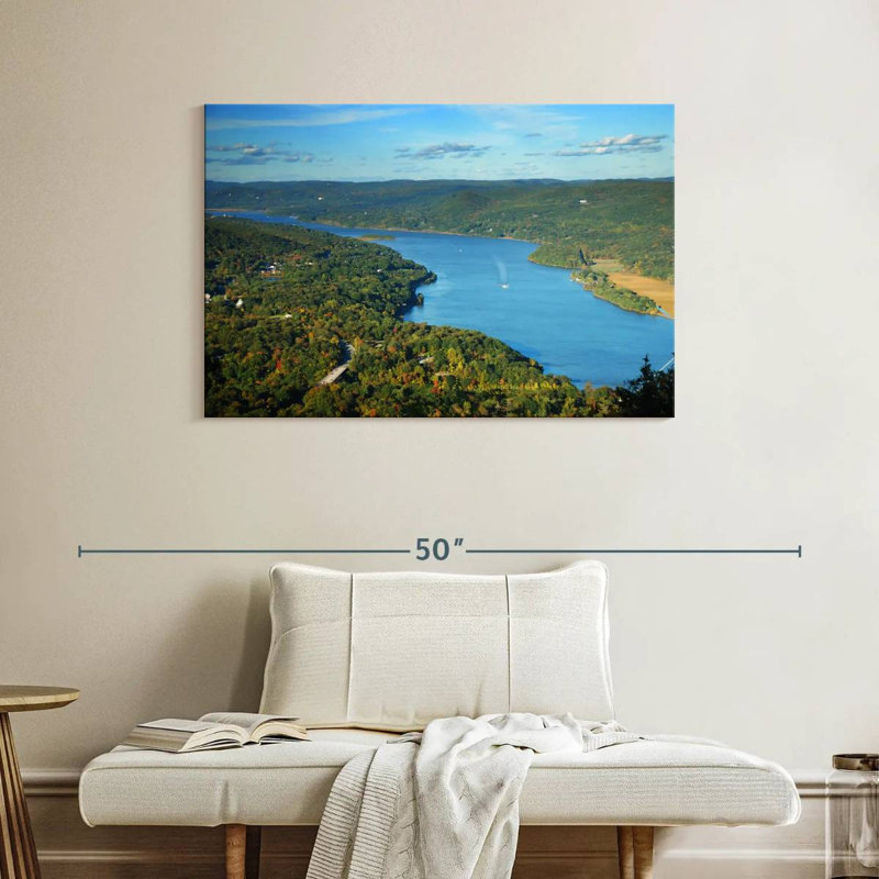 Alvord Hudson River d'en haut, H 26 po x l 39 po